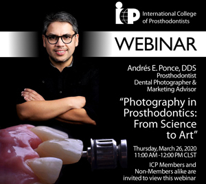 Dr. Andres Ponce Webinar: March 26, 2020