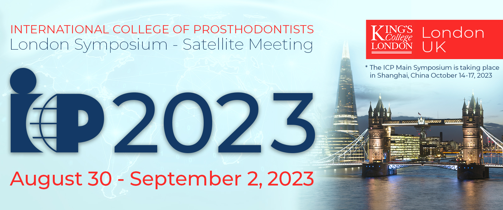 ICP 2023: London, UK Symposium - Satellite Meeting